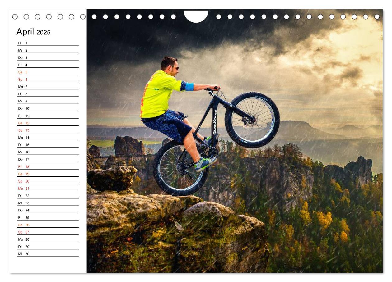 Bild: 9783435488247 | Mountainbike Trails (Wandkalender 2025 DIN A4 quer), CALVENDO...