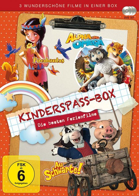 Cover: 4048317378050 | Kinderspass-Box: Die besten Ferienfilme | Anthony Bell (u. a.) | DVD