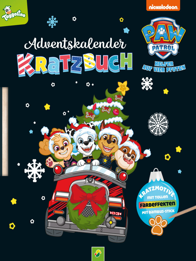 Cover: 9783849925741 | PAW Patrol Adventskalender Kratzbuch | Taschenbuch | 52 S. | Deutsch