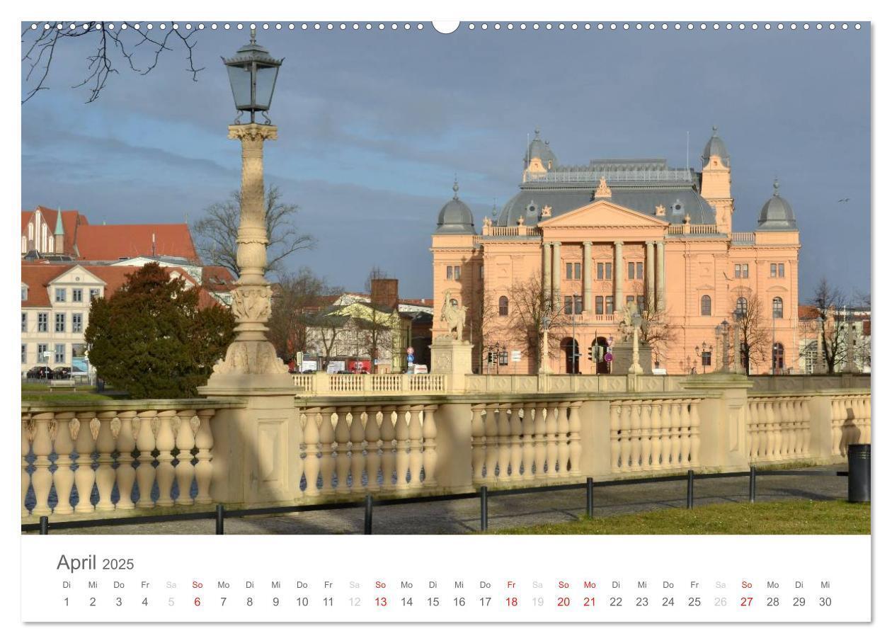 Bild: 9783435707645 | Schwerin - Impressionen (Wandkalender 2025 DIN A2 quer), CALVENDO...