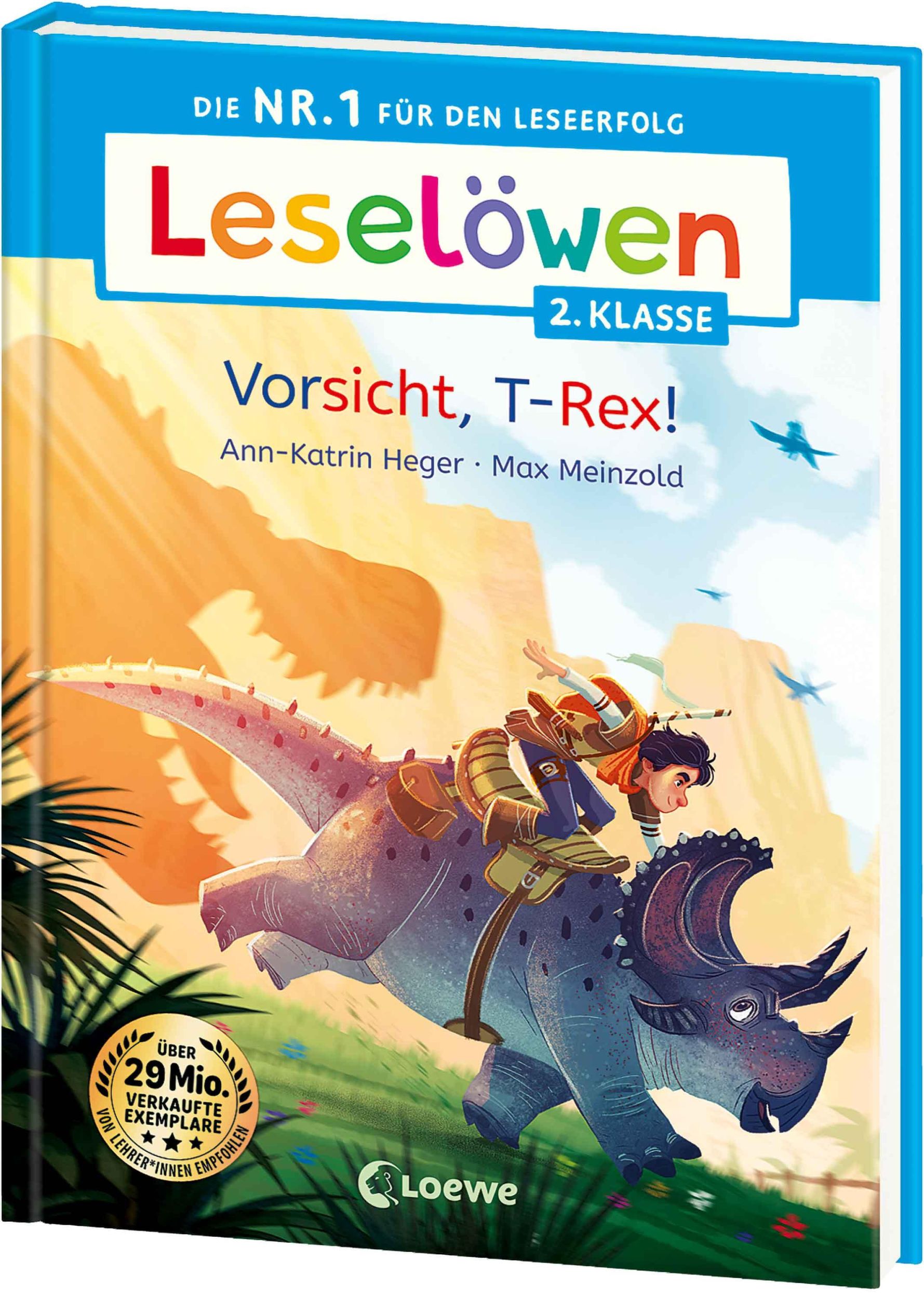 Cover: 9783743218185 | Leselöwen 2. Klasse - Vorsicht, T-Rex! | Ann-Katrin Heger | Buch