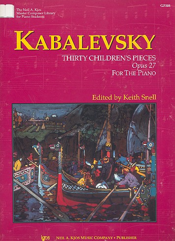 Cover: 9780849796265 | 30 Childrens Pieces Opus 27 | Dmitri Kabalevsky | Buch