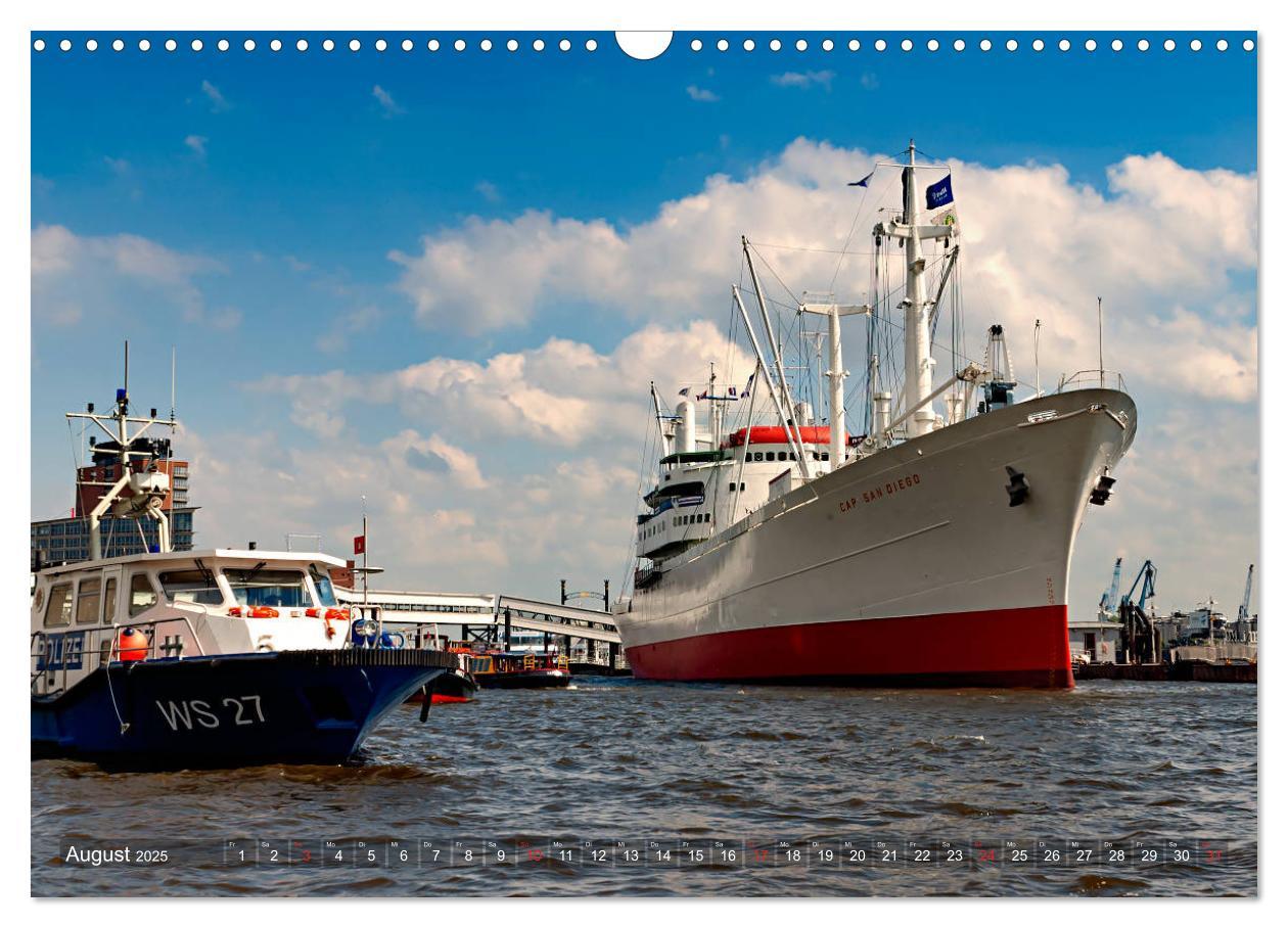 Bild: 9783435293544 | Hamburg Hafen (Wandkalender 2025 DIN A3 quer), CALVENDO Monatskalender