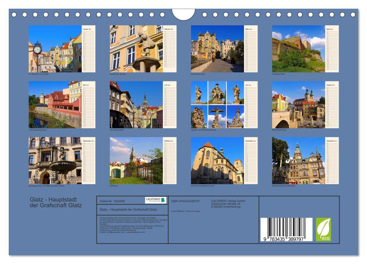 Bild: 9783435389797 | Glatz - Hauptstadt der Grafschaft Glatz (Wandkalender 2025 DIN A4...