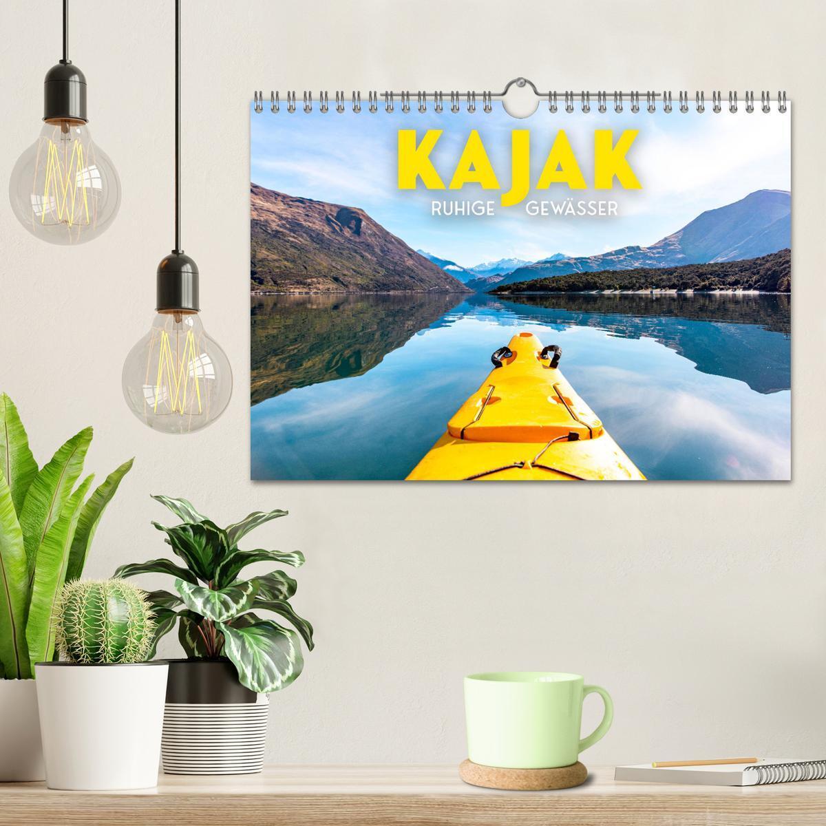 Bild: 9783383938245 | Kajak - Ruhige Gewässer (Wandkalender 2025 DIN A4 quer), CALVENDO...