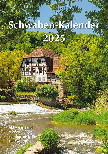 Cover: 9783871819599 | Schwaben-Kalender 2025 | Aktiv das Land erleben | DRW-Verlag | 13 S.