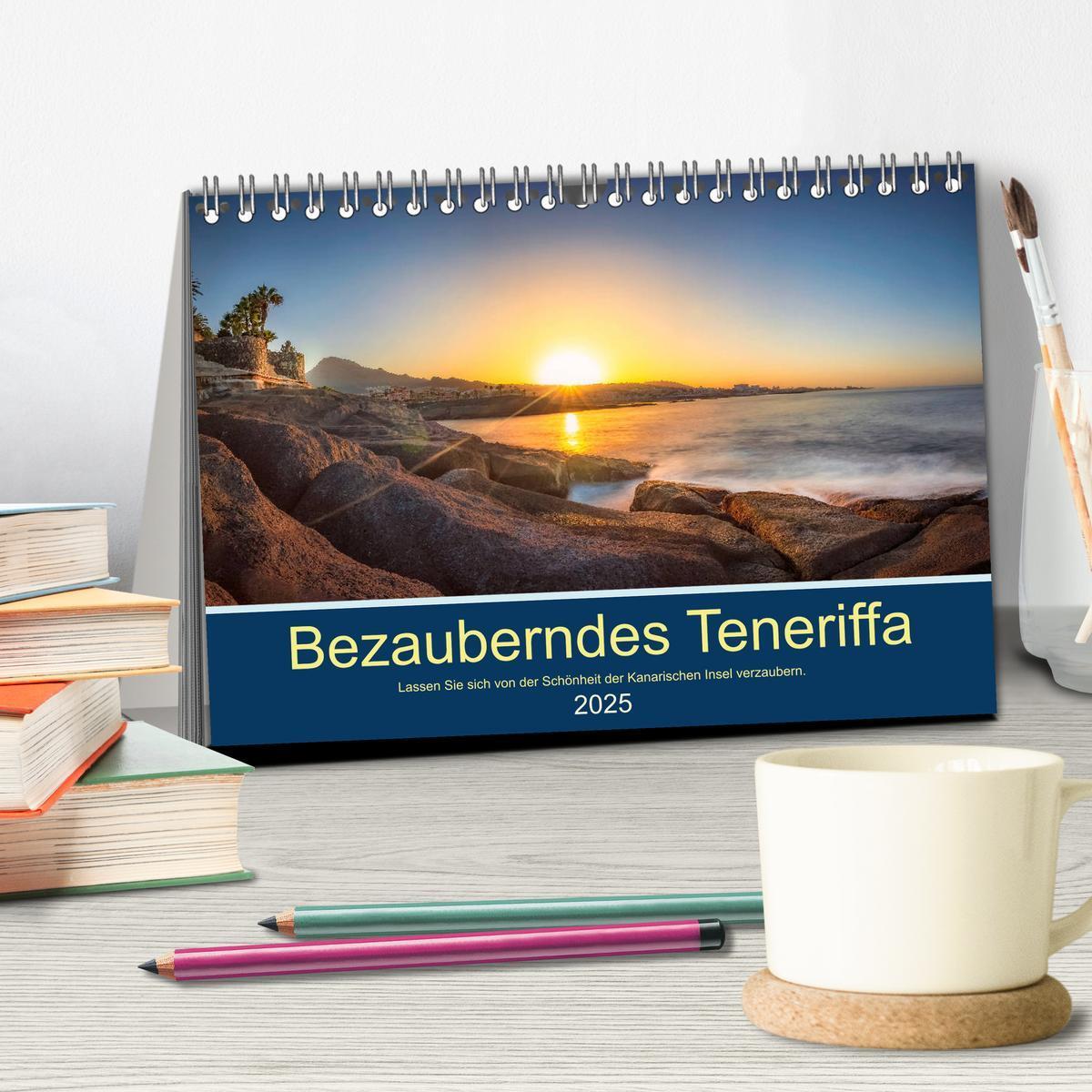 Bild: 9783435387502 | Bezauberndes Teneriffa (Tischkalender 2025 DIN A5 quer), CALVENDO...