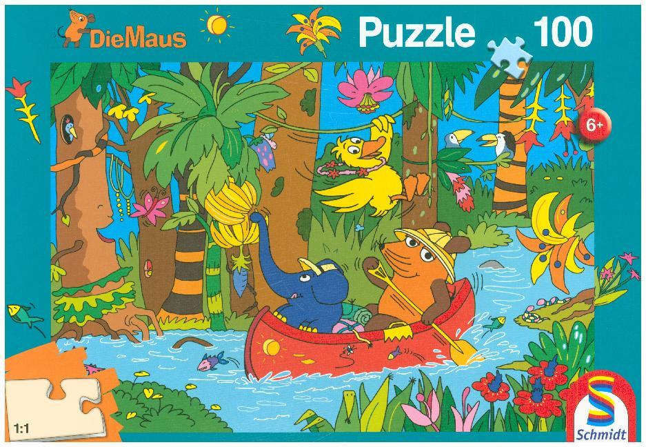 Cover: 4001504563134 | Die Maus, Im Dschungel (Kinderpuzzle) | Spiel | In Spielebox | 56313