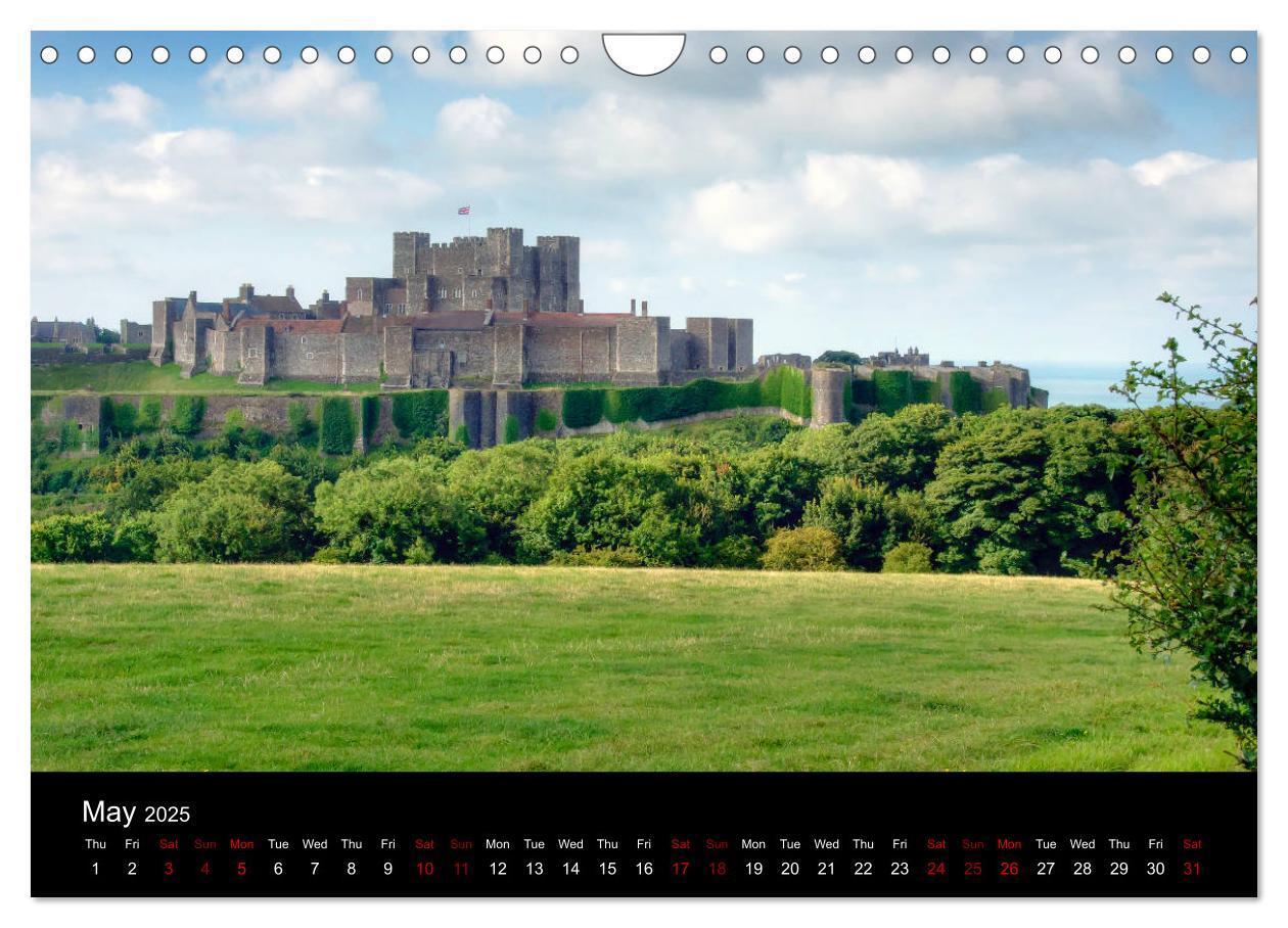 Bild: 9781325950133 | Castles of Kent and Sussex (Wall Calendar 2025 DIN A4 landscape),...