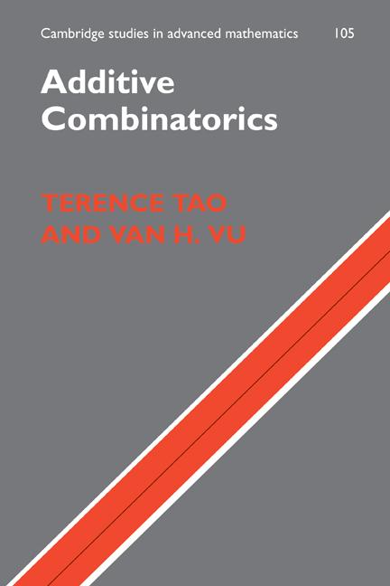 Cover: 9780521136563 | Additive Combinatorics | Terence Tao (u. a.) | Taschenbuch | Paperback