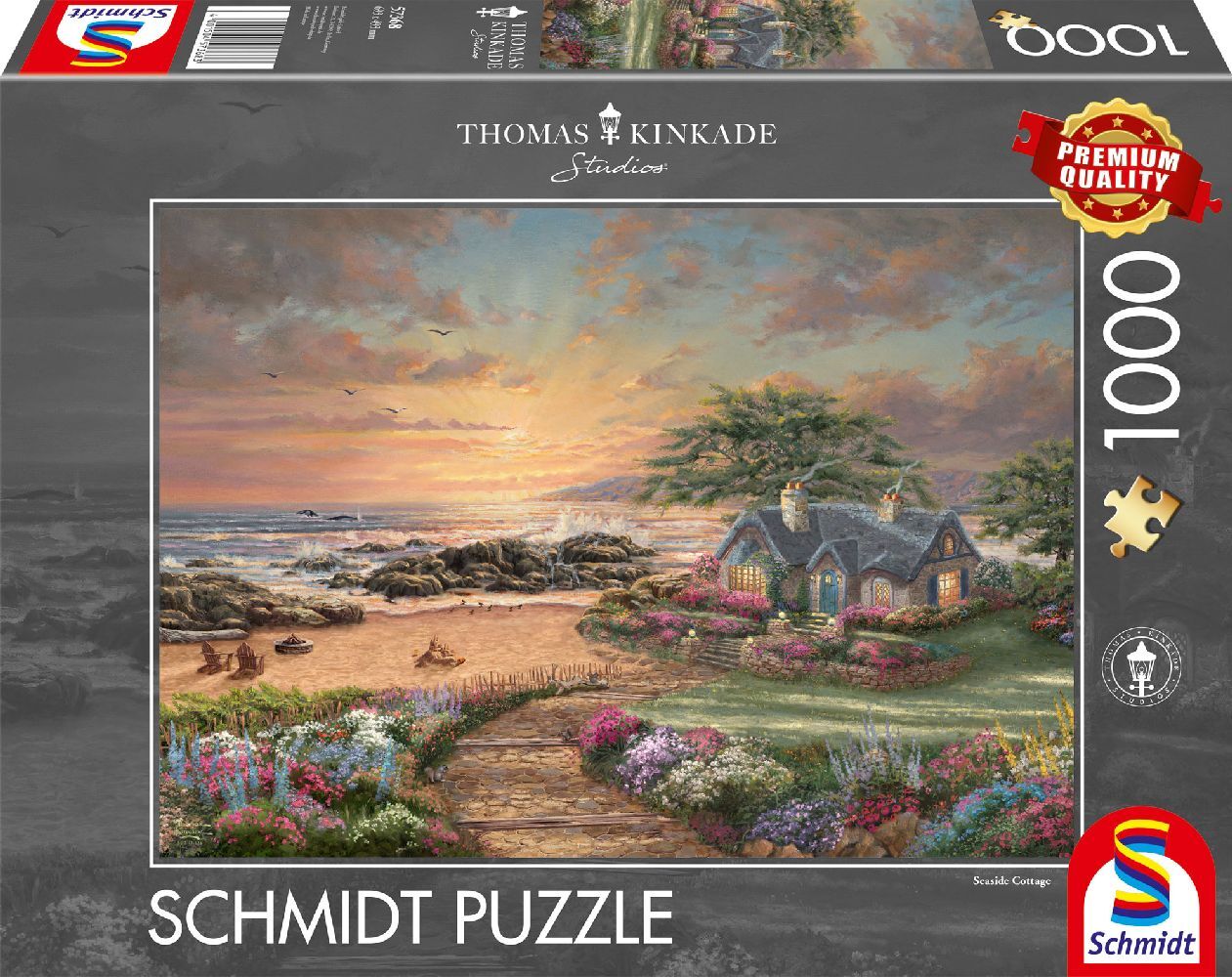 Cover: 4001504573683 | Seaside Cottage | Puzzle Thomas Kinkade 1.000 Teile | Spiel | 57368