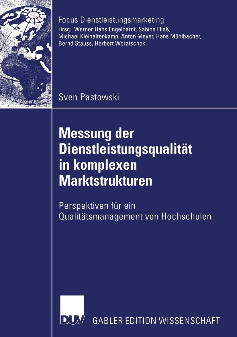 Cover: 9783824481248 | Messung der Dienstleistungsqualität in komplexen Marktstrukturen | xxx