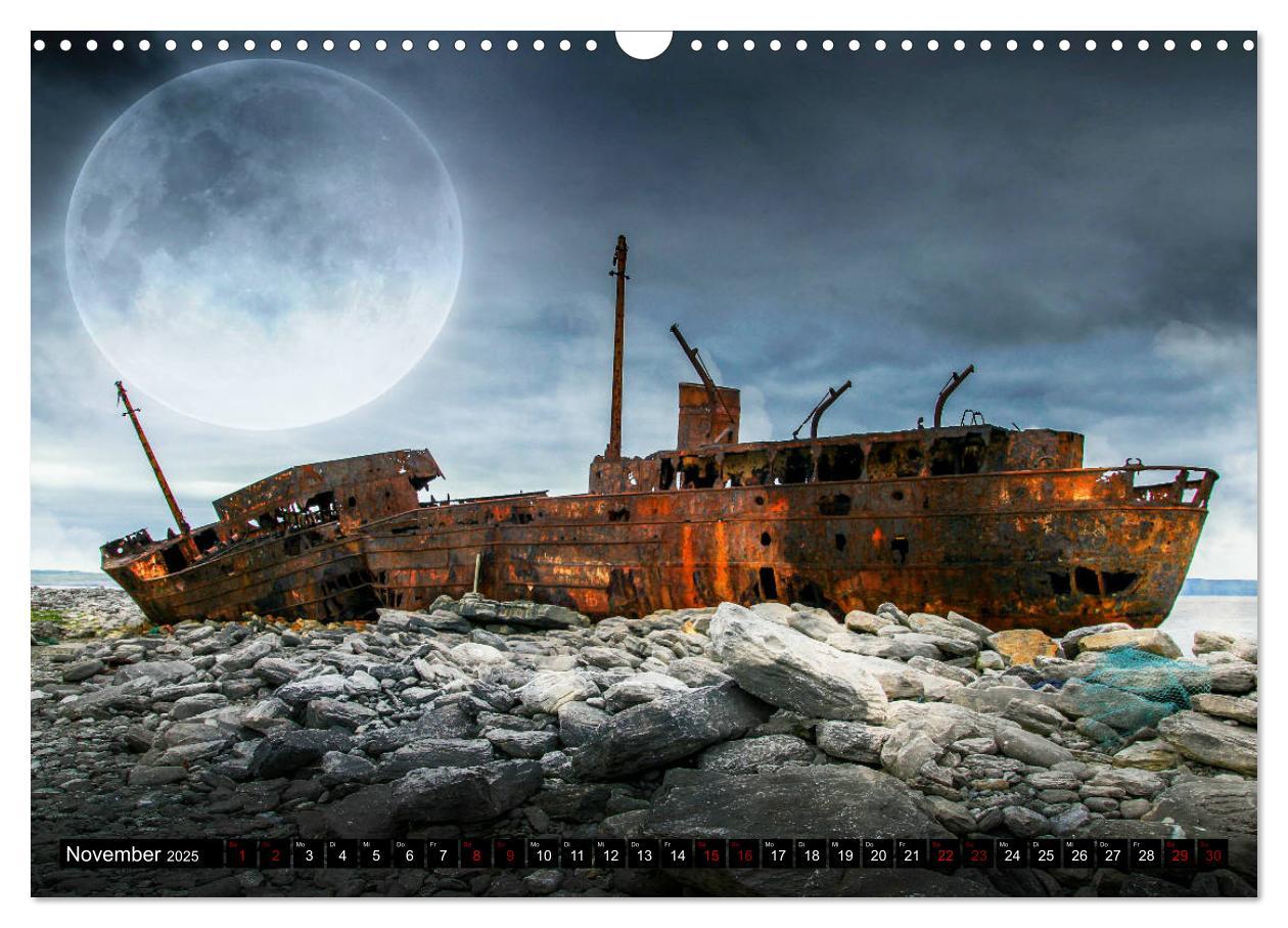 Bild: 9783435301171 | Schiffswracks - morbide Schönheiten (Wandkalender 2025 DIN A3...