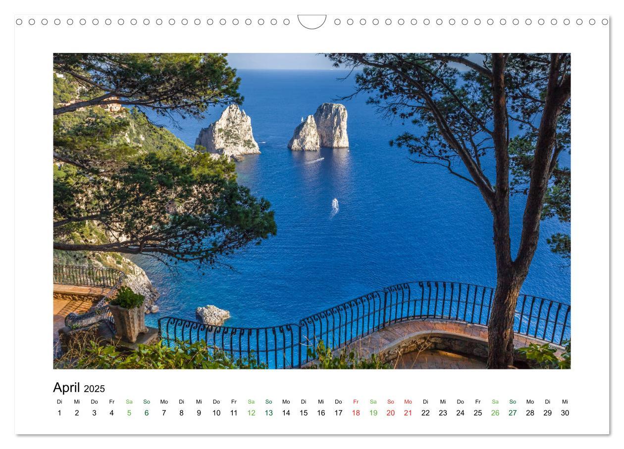 Bild: 9783435458004 | Sehnsuchtsinseln Capri und Ischia (Wandkalender 2025 DIN A3 quer),...