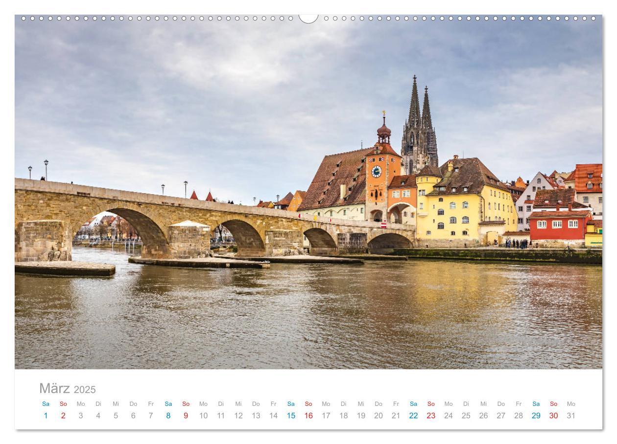 Bild: 9783435477876 | Regensburg - Welterbestadt an der Donau (Wandkalender 2025 DIN A2...