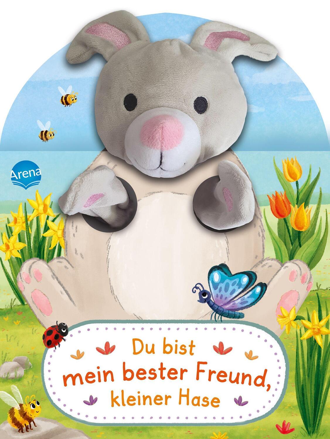 Cover: 9783401717593 | Du bist mein bester Freund, kleiner Hase. Ein Handpuppenbuch | Bär