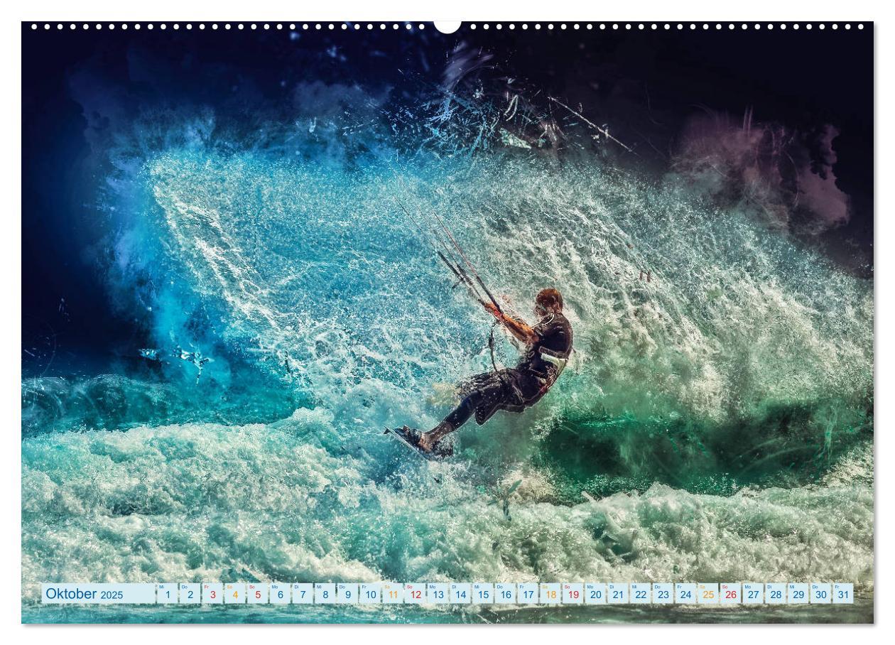 Bild: 9783435413812 | Kitesurfen extrem cool (Wandkalender 2025 DIN A2 quer), CALVENDO...