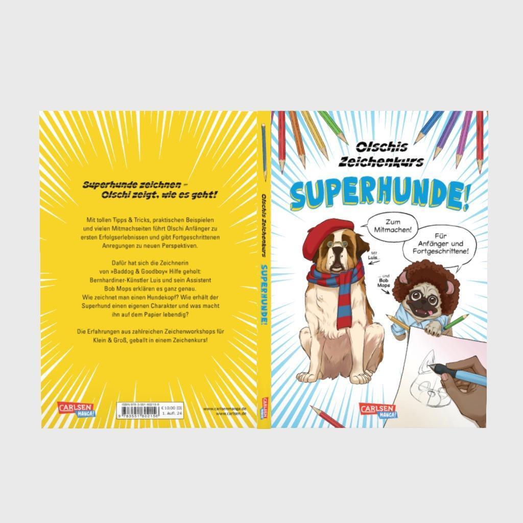 Bild: 9783551802156 | Olschis Zeichenkurs: Superhunde! | Olschi | Taschenbuch | 96 S. | 2024