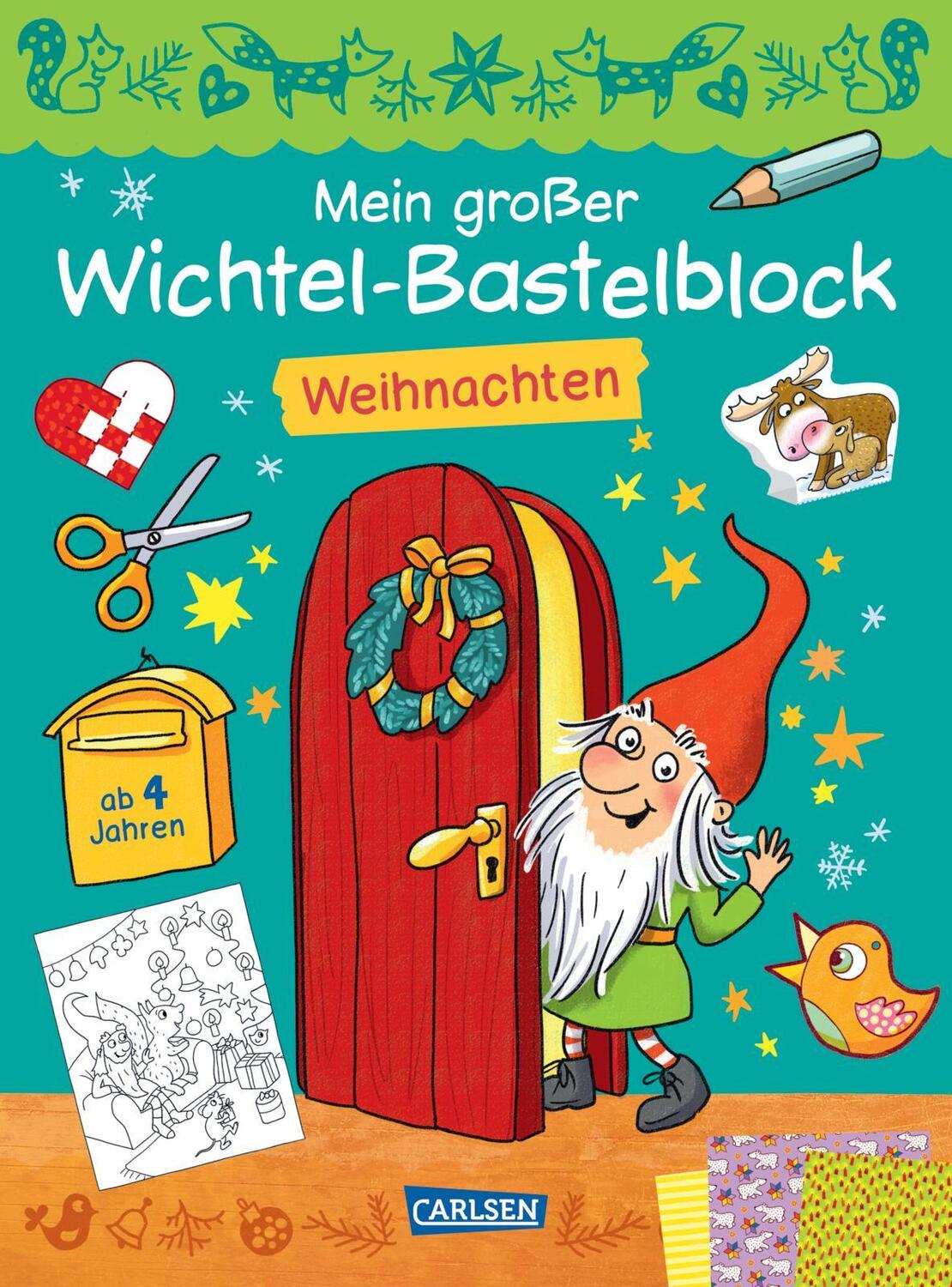 Cover: 9783551192172 | Mein großer Wichtel-Bastelblock | Sabine Legien | Taschenbuch | 160 S.