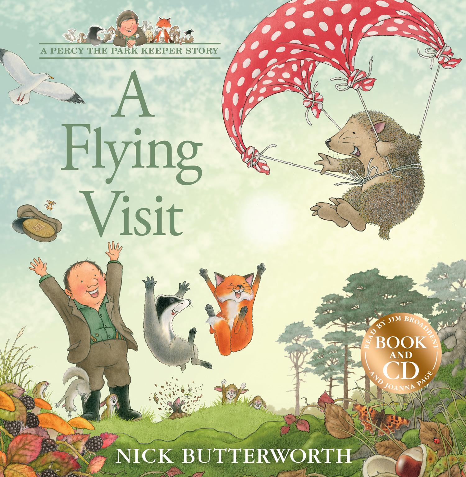 Cover: 9780008499679 | A Flying Visit | Nick Butterworth | A Percy the Park Keeper Story