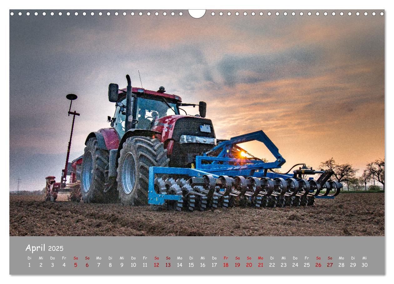 Bild: 9783435102778 | Landtechnik im Einsatz (Wandkalender 2025 DIN A3 quer), CALVENDO...