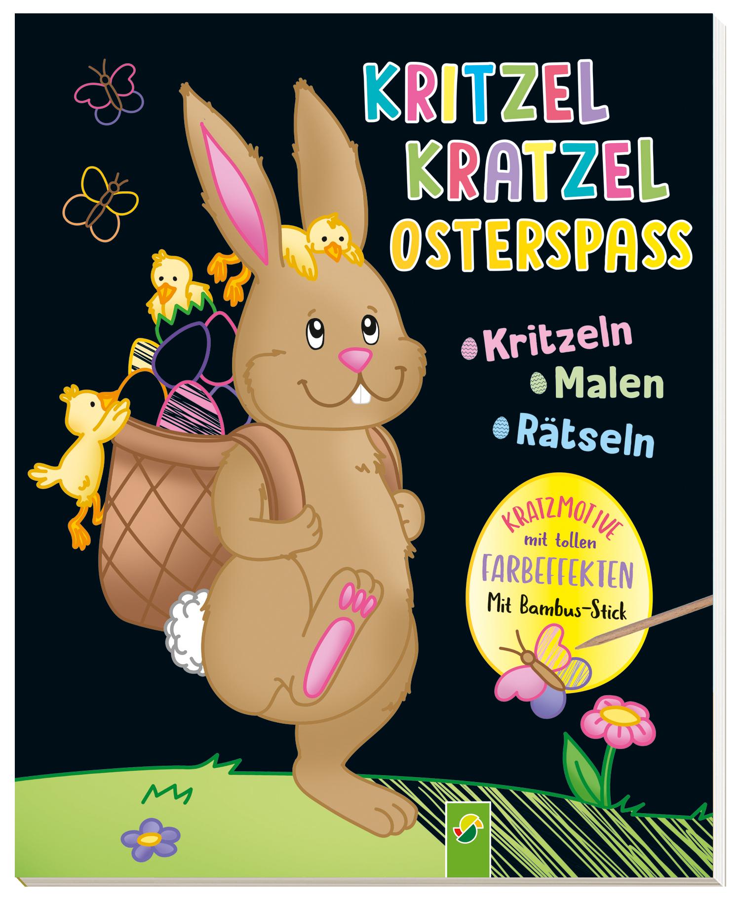 Cover: 9783849923020 | Kritzel-Kratzel-Osterspaß. Kratzbuch für Kinder ab 5 Jahren | Jones