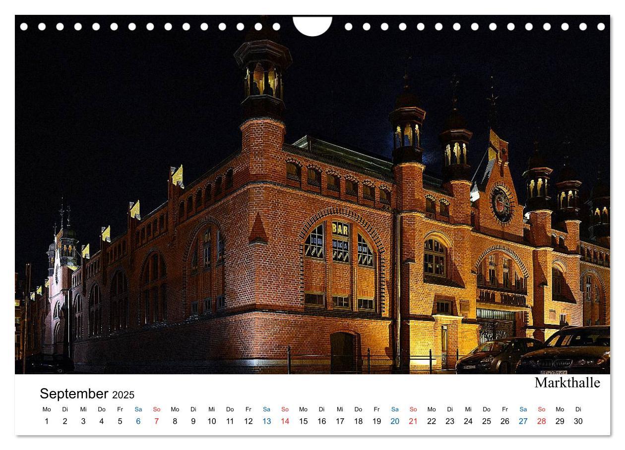 Bild: 9783435492459 | Das alte Danzig - Ein Stadtbummel am Abend (Wandkalender 2025 DIN...