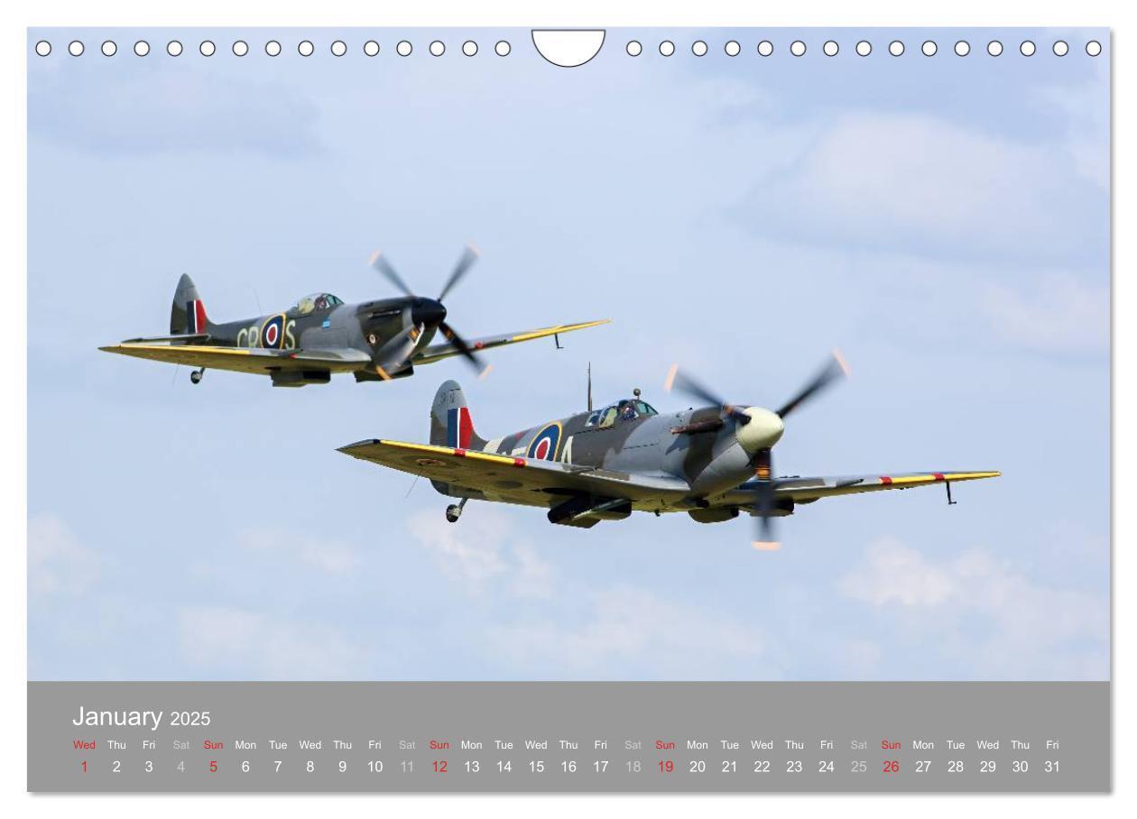 Bild: 9781325964604 | The Flying Legends (Wall Calendar 2025 DIN A4 landscape), CALVENDO...