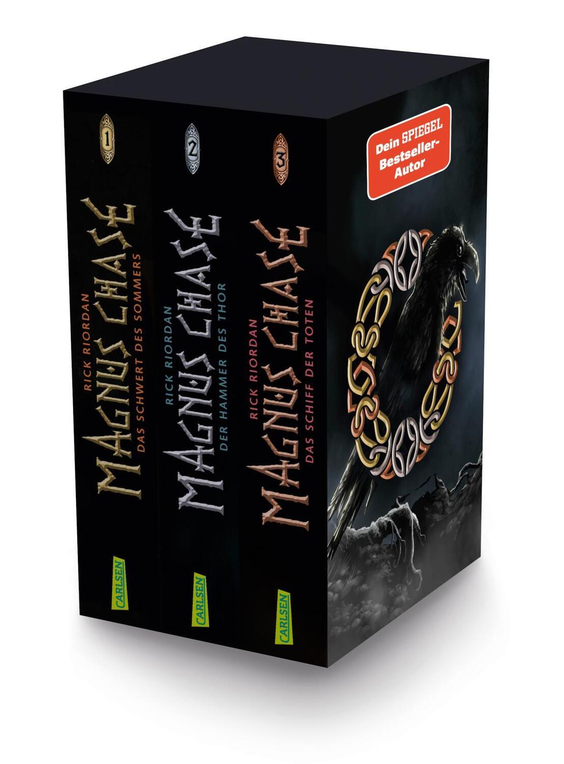 Cover: 9783551319586 | Magnus Chase: Magnus-Chase-Schuber (3 Bände im Taschenbuch-Schuber)