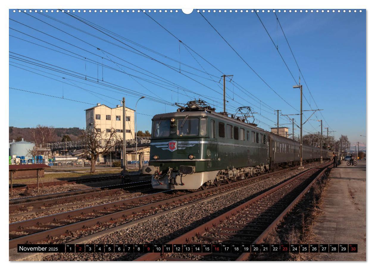 Bild: 9783435345649 | Eisenbahn-Nostalgie - Oldtimer auf Schweizer Schienen (Wandkalender...