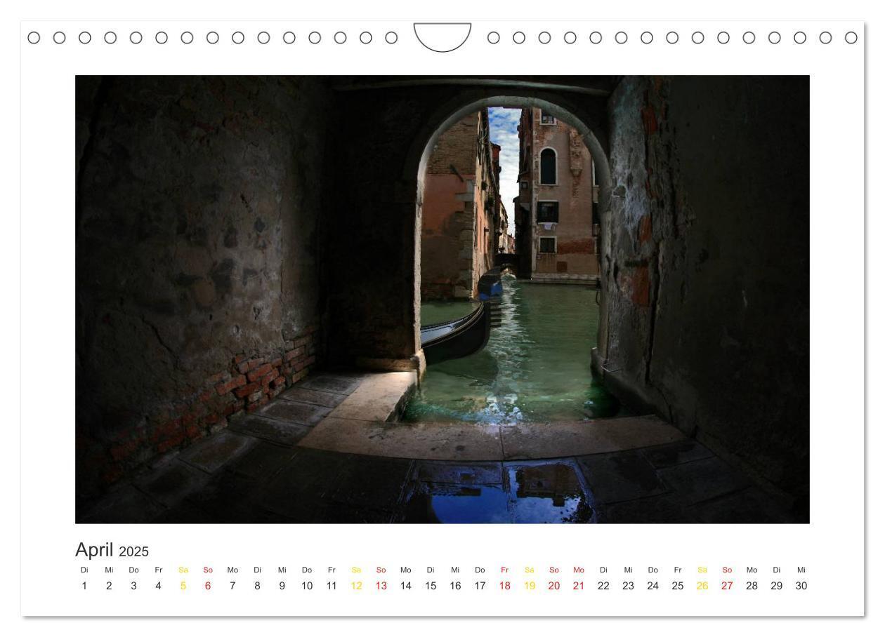 Bild: 9783435820450 | Venedig (Wandkalender 2025 DIN A4 quer), CALVENDO Monatskalender