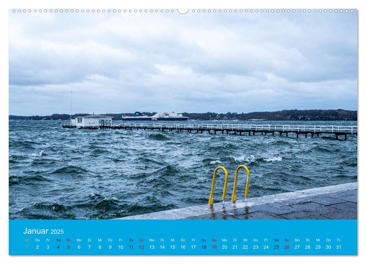 Bild: 9783435084104 | An der Kieler Förde (Wandkalender 2025 DIN A2 quer), CALVENDO...