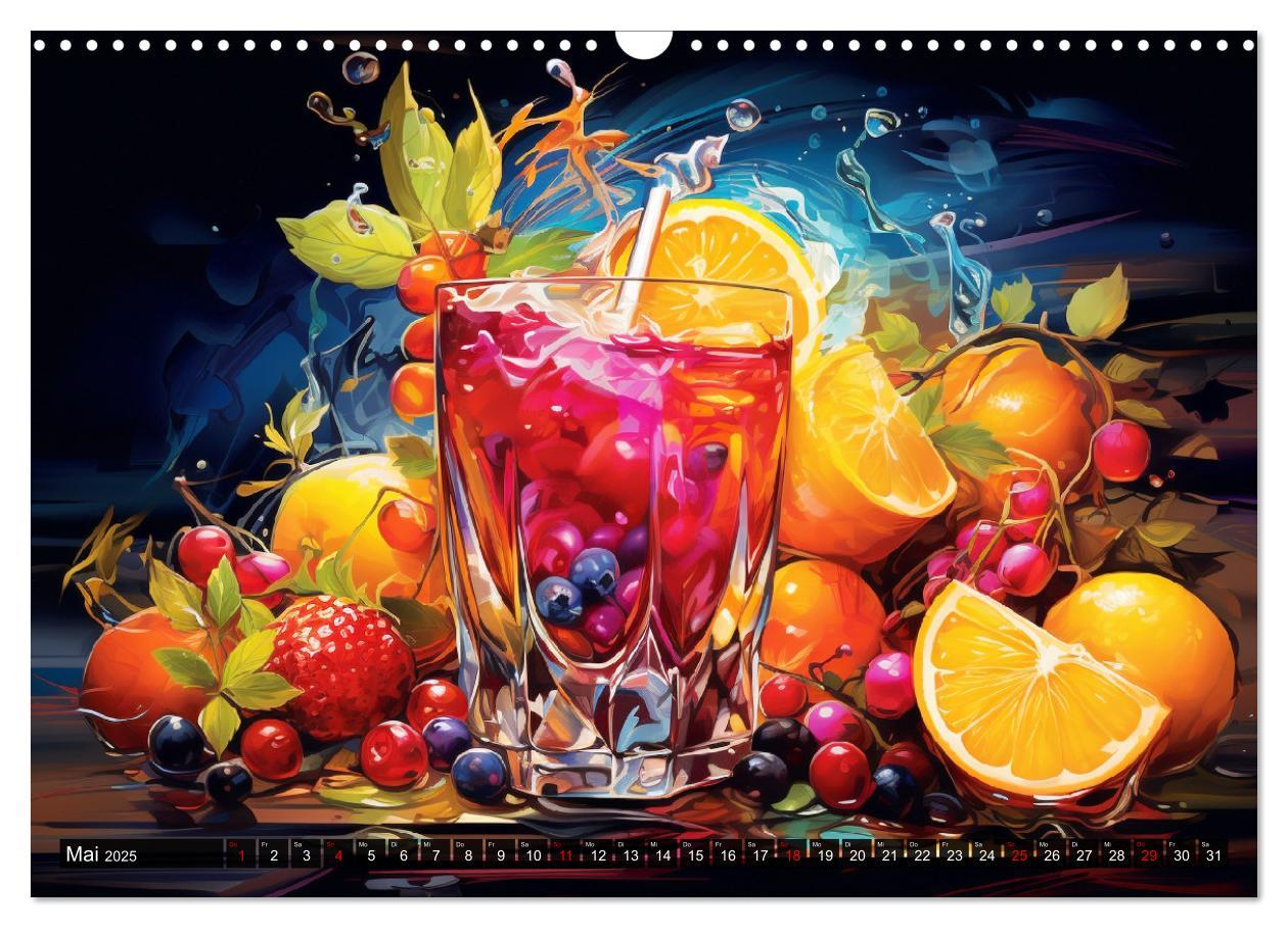 Bild: 9783383877490 | Cocktails. Fruchtige Getränke-Vielfalt (Wandkalender 2025 DIN A3...