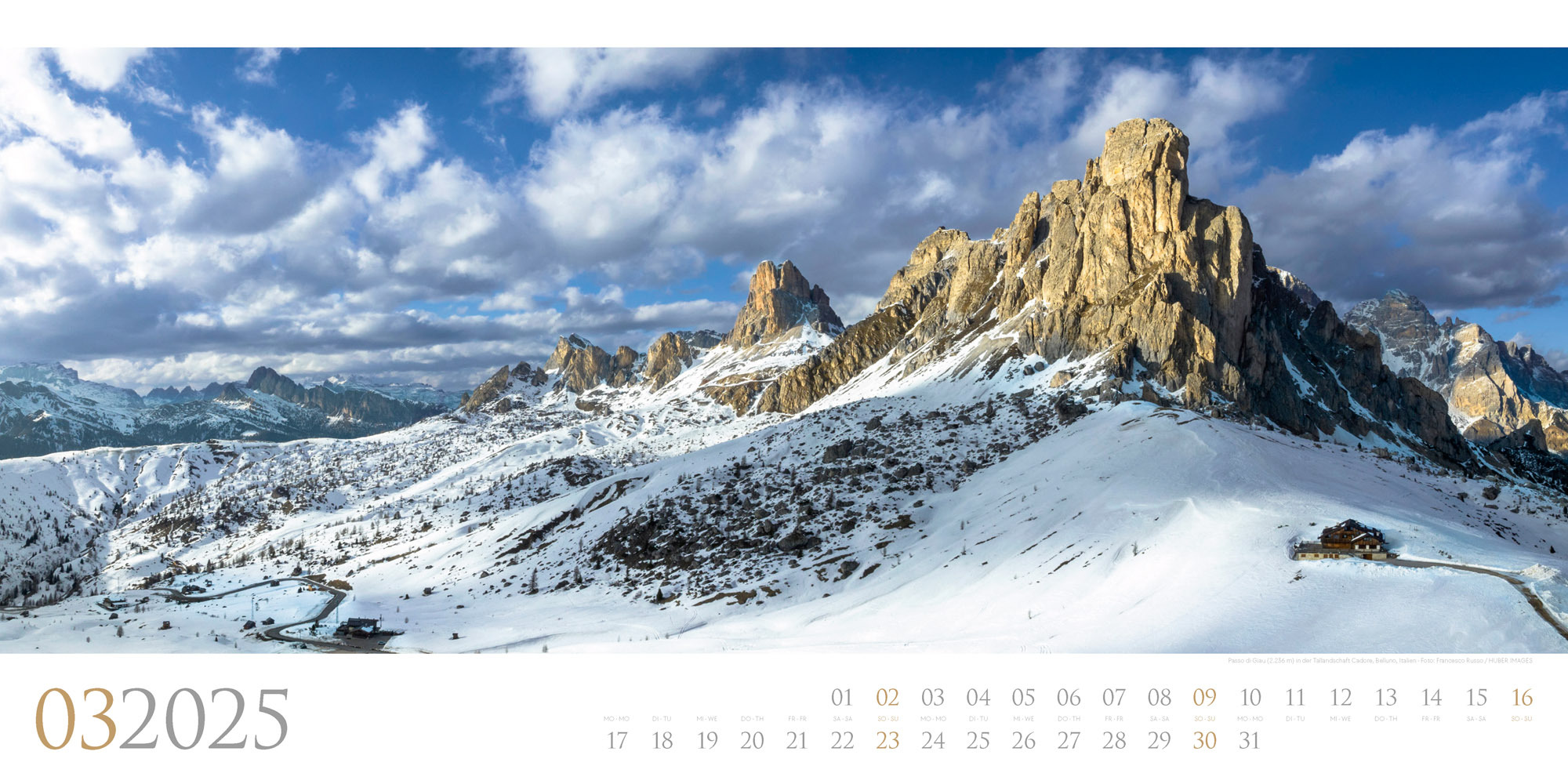 Bild: 9783838425580 | Dolomiten Kalender 2025 | Ackermann Kunstverlag | Kalender | 14 S.