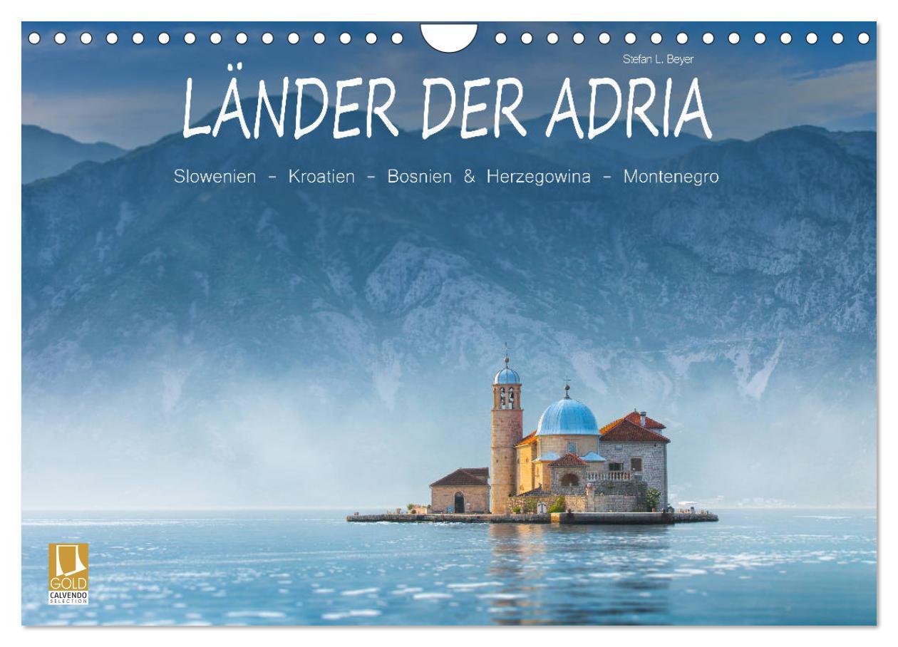 Cover: 9783435396962 | Länder der Adria (Wandkalender 2025 DIN A4 quer), CALVENDO...