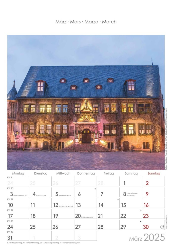 Bild: 4251732343187 | Alpha Edition - Sachsen-Anhalt 2025 Bildkalender, 23,7x34cm,...