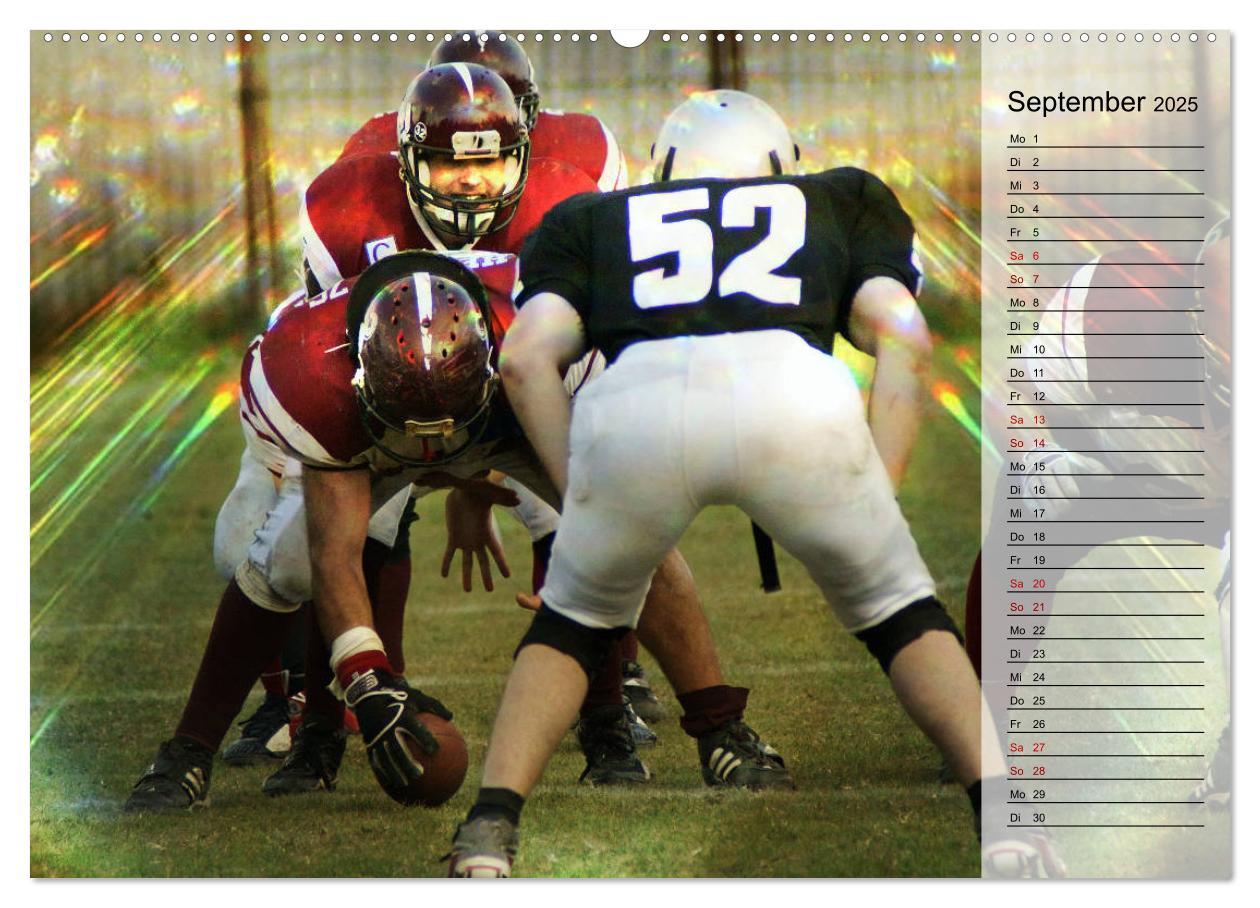 Bild: 9783435416363 | HEROES - American Football (Wandkalender 2025 DIN A2 quer),...