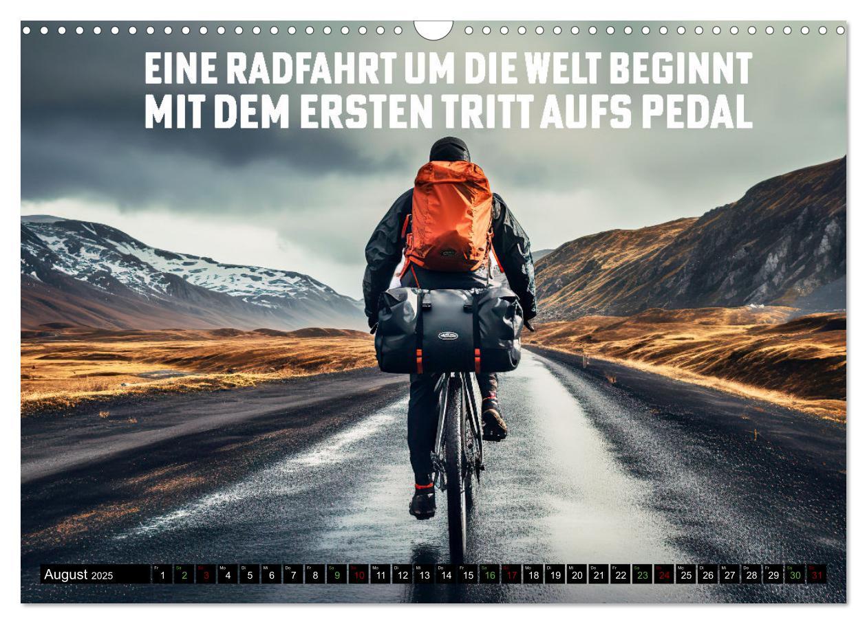 Bild: 9783383792595 | Faszination Fahrrad - coole Sprüche (Wandkalender 2025 DIN A3...