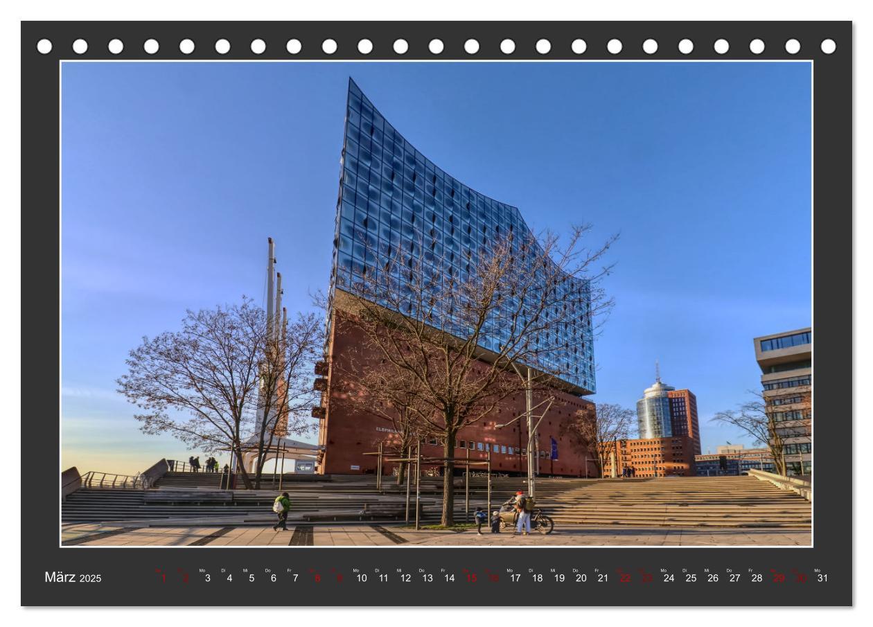 Bild: 9783383878879 | Wahrzeichen Elbphilharmonie (Tischkalender 2025 DIN A5 quer),...