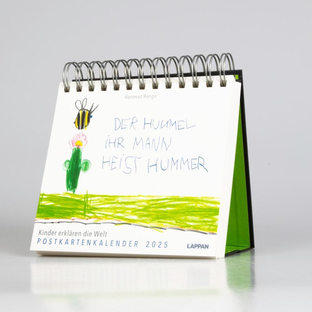 Bild: 9783830321200 | Der Hummel ihr Mann heist Hummer - Postkartenkalender 2025 | Ronge