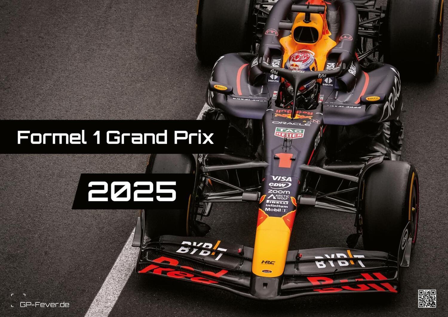 Cover: 9783986733964 | Formel 1 - Grand Prix - 2025 - F1 Kalender DIN A2 | GP-Fever. de