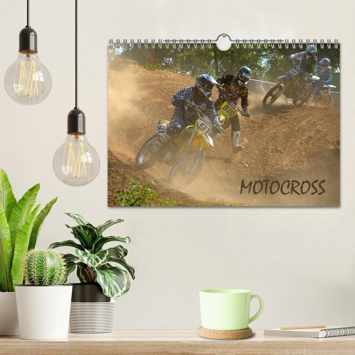 Bild: 9783435791514 | Motocross (Wandkalender 2025 DIN A4 quer), CALVENDO Monatskalender