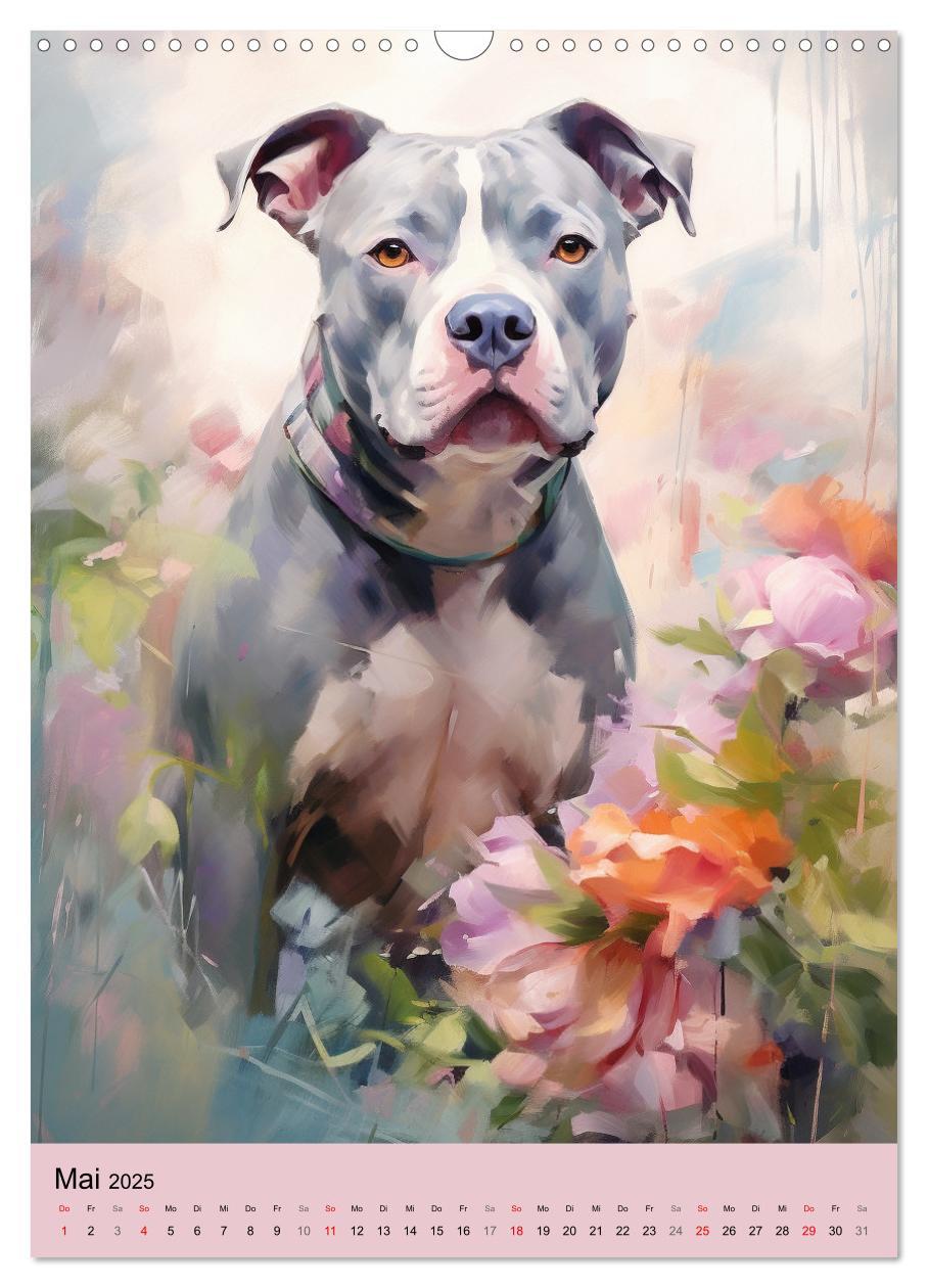 Bild: 9783435867073 | Pit Bull Aquarelle. Illustrationen von tollen Hunden (Wandkalender...