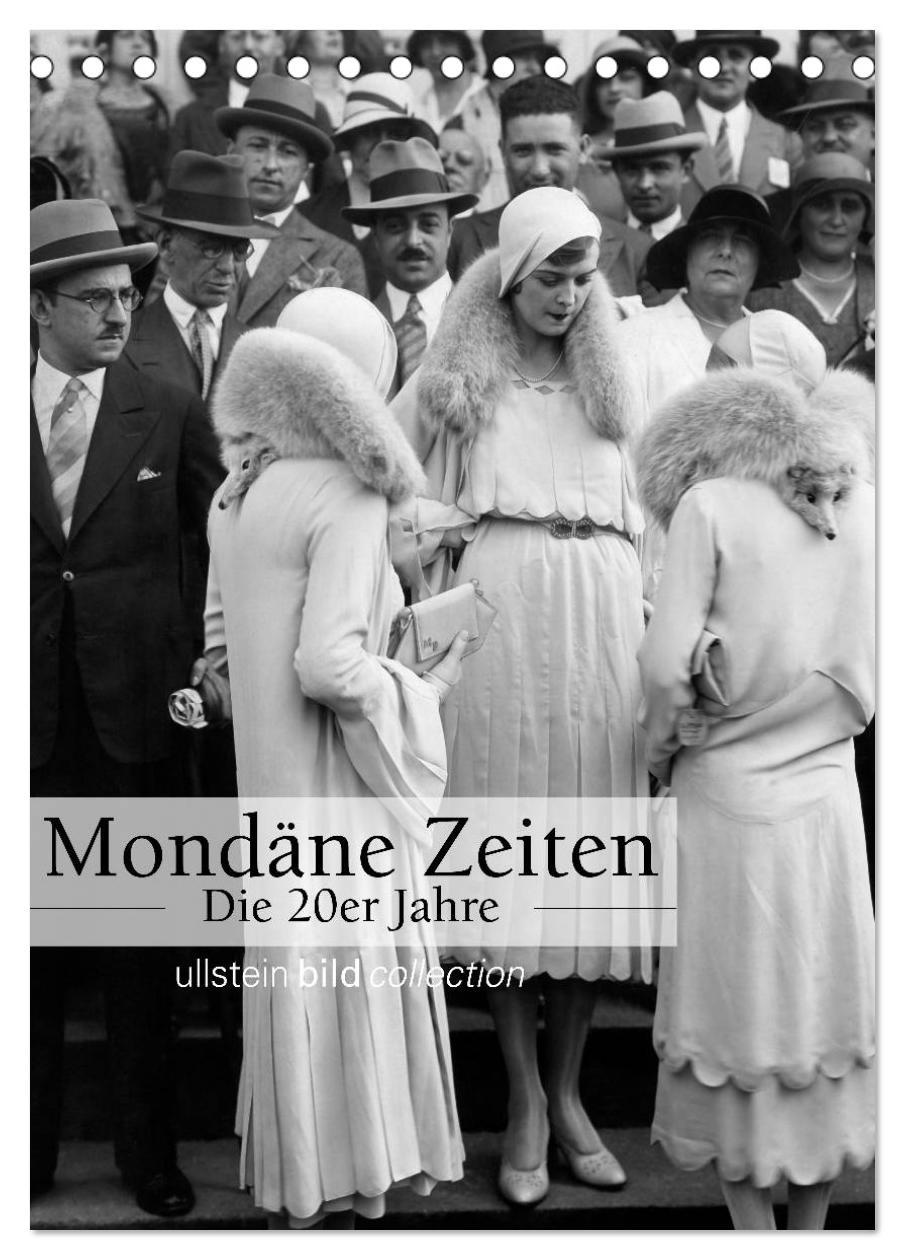 Cover: 9783457012581 | Mondäne Zeiten - Die 20er Jahre (Tischkalender 2025 DIN A5 hoch),...