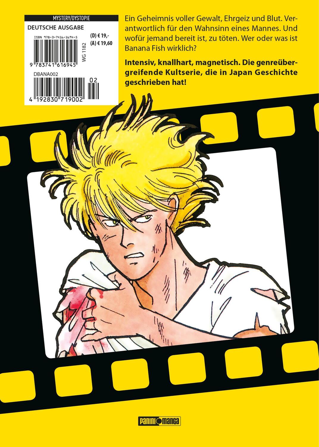 Rückseite: 9783741616945 | Banana Fish: Ultimative Edition 02 | Bd. 2 | Akimi Yoshida | Buch