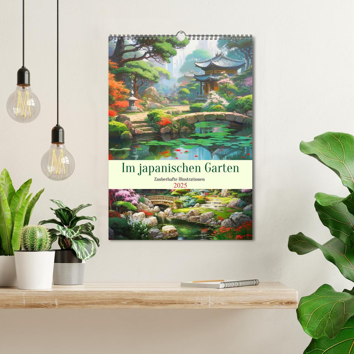 Bild: 9783435869381 | Im japanischen Garten. Zauberhafte Illustrationen (Wandkalender...