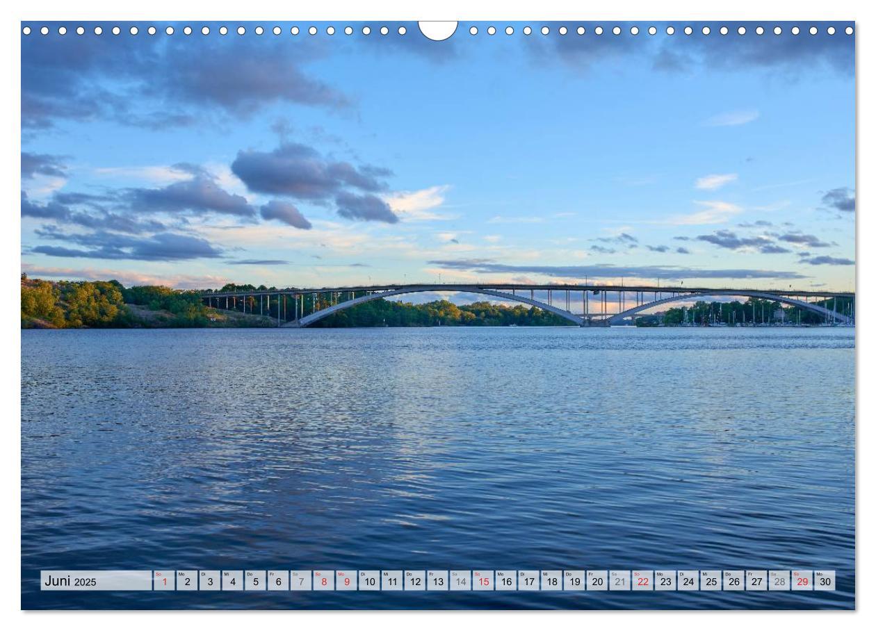 Bild: 9783435500994 | Stockholm an Mittsommer (Wandkalender 2025 DIN A3 quer), CALVENDO...