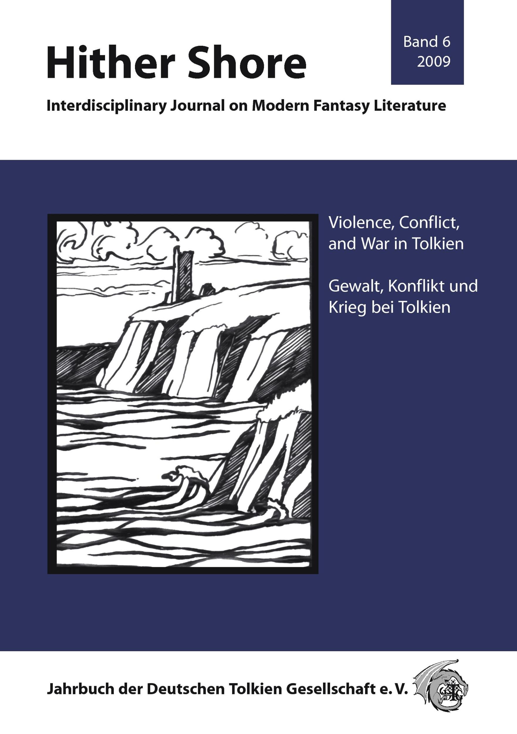 Cover: 9783981061246 | Hither Shore Band 6: Gewalt, Konflikt und Krieg bei Tolkien | Buch