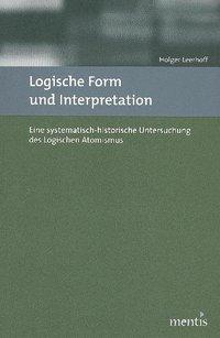 Cover: 9783897856073 | Logische Formen und Interpretationen | Holger Leerhoff | Taschenbuch