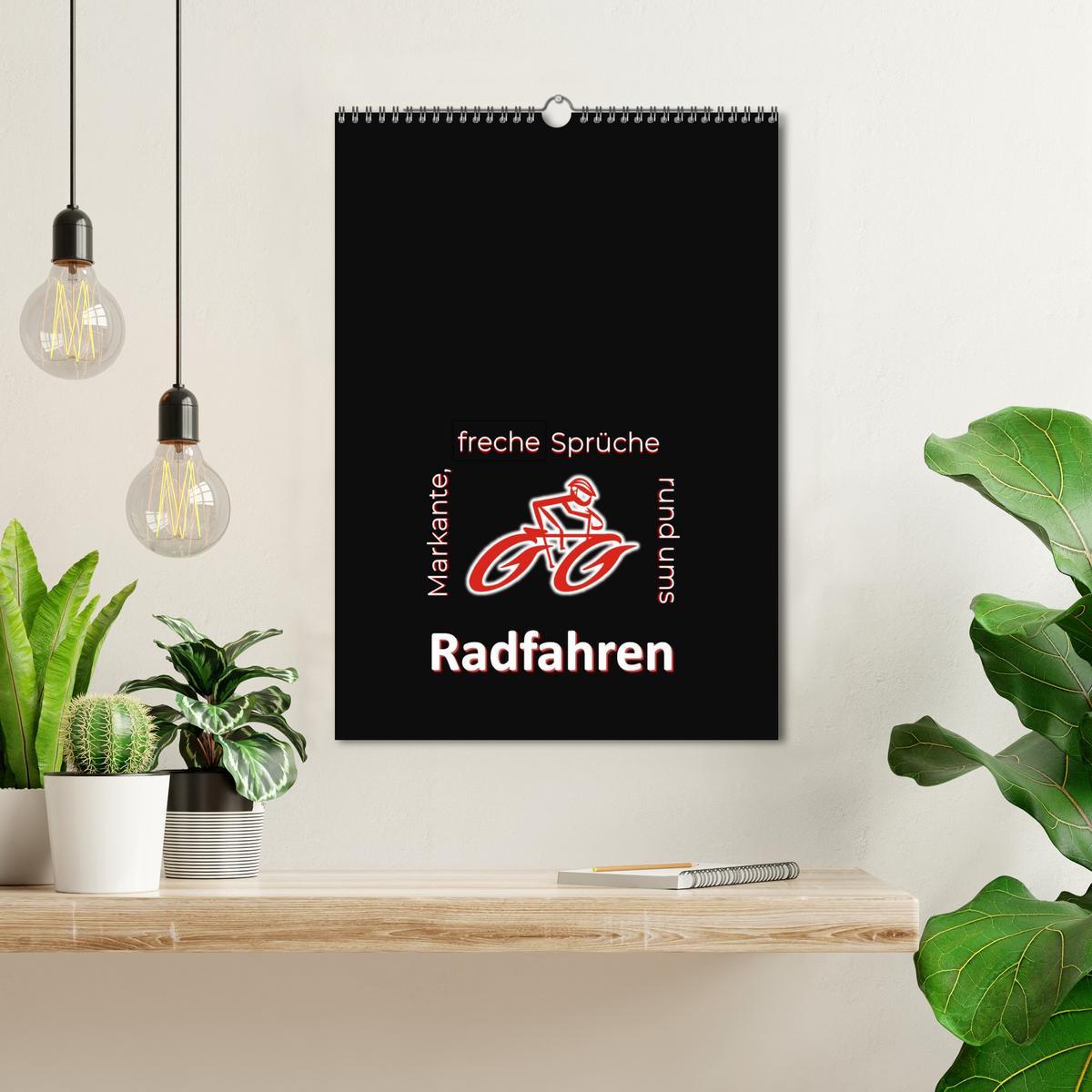 Bild: 9783435916498 | Markante, freche Sprüche rund ums Radfahren (Wandkalender 2025 DIN...